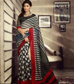 Printed, Bhagalpuri Khadi Silk Saree 