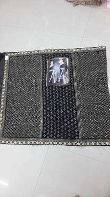 Black Embroidered Georgette Saree With Blouse 3