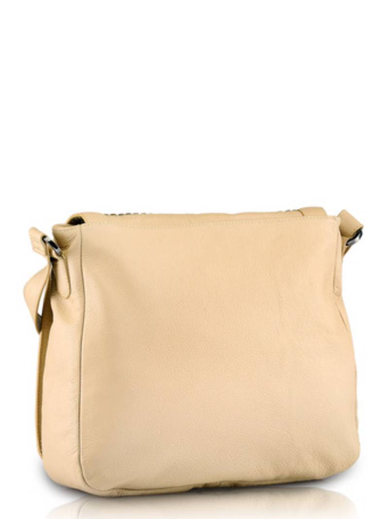 Phive Rivers-Elle, Genuine Leather Women Sling Bag with colour : "Beige"