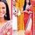 Superbbb Red n White Net Saree with Unstitched Inner/ Petticoat Blouse