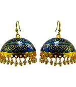 Beautiful Meenakari Tokri Jhumki Earrings