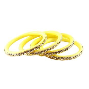Cream Stone Acrylic Bangle 1