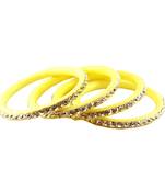 Cream Stone Acrylic Bangle