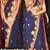 Superbbb Blue  Net Saree with Unstitched Blouse