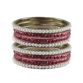 Multi Stone Brass Bangle 1