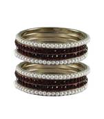 Multi Stone Brass Bangle