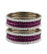 Multi Stone Brass Bangle