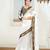 Fairy Net-Tessar Silk Off white Saree with Unstitched Blouse