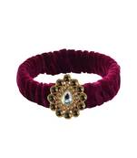 Dark Rani Stone Brass Bangle