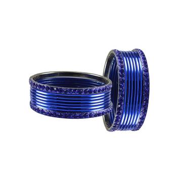 Blue Stone Brass Bangle 2