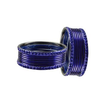 Blue Stone Brass Bangle 2
