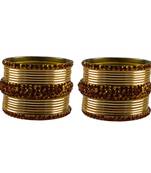 Golden Stone Brass Bangle