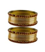 Golden Stone Brass Bangle