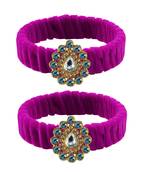Rani Stone Brass Bangle