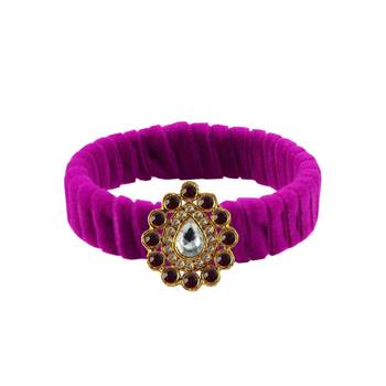 Rani Stone Brass Bangle 1
