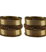 Golden Stone Brass Bangle