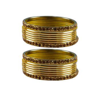 Golden Stone Brass Bangle 1