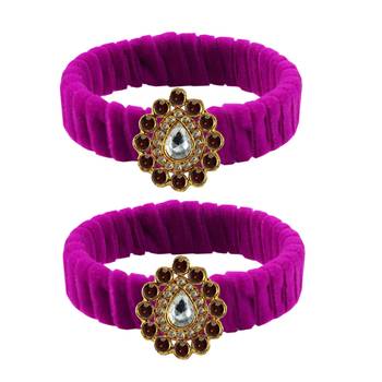 Rani Stone Brass Bangle 1