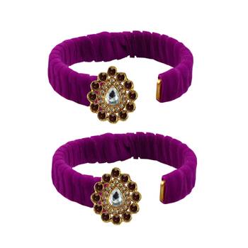Rani Stone Brass Bangle 2