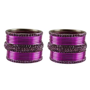 Rani Stone Brass Bangle 1