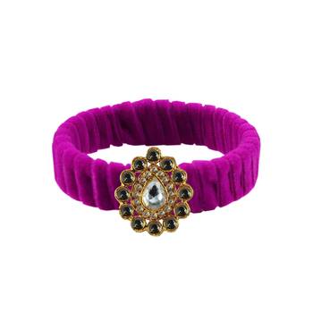 Rani Stone Brass Bangle 1