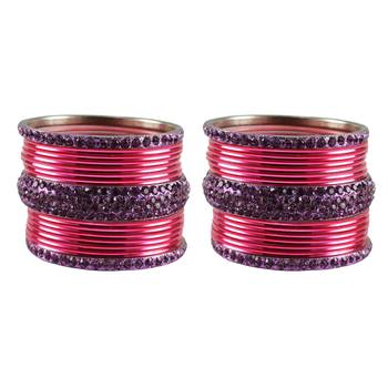 Rani Stone Brass Bangle 1