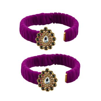 Rani Stone Brass Bangle 2