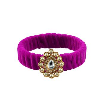 Rani Stone Brass Bangle 1