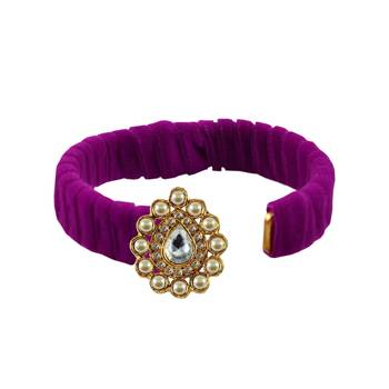 Rani Stone Brass Bangle 2