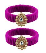 Rani Stone Brass Bangle