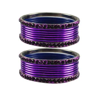 Jamani Stone Brass Bangle 1