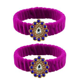 Rani Stone Brass Bangle 1