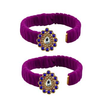 Rani Stone Brass Bangle 2