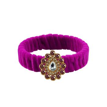 Rani Stone Brass Bangle 1
