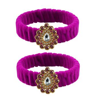 Rani Stone Brass Bangle 1