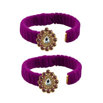 Rani Stone Brass Bangle 2