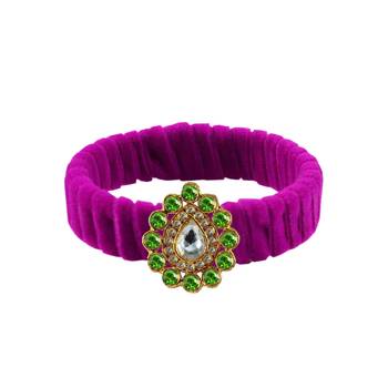 Rani Stone Brass Bangle 1