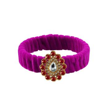 Rani Stone Brass Bangle 1