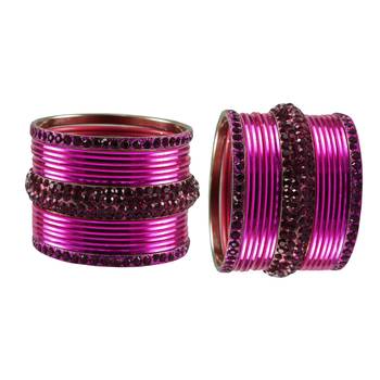 Dark Rani  Stone Brass Bangle 2