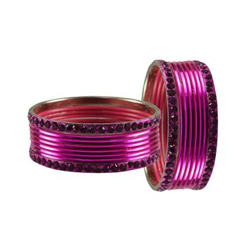 Dark Rani  Stone Brass Bangle 2