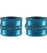 Firozi Stone Brass Bangle