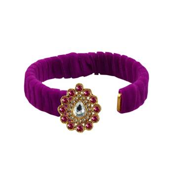 Rani Stone Brass Bangle 2