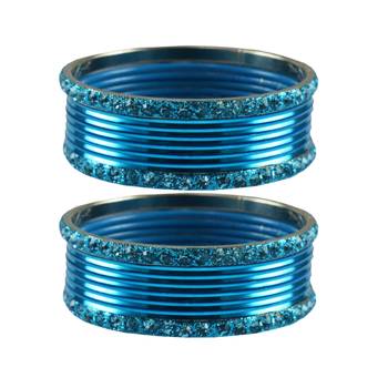 Firozi Stone Brass Bangle 1