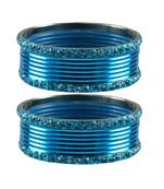 Firozi Stone Brass Bangle