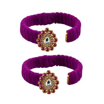Rani Stone Brass Bangle 2
