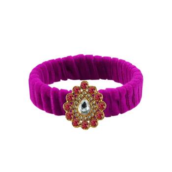 Rani Stone Brass Bangle 1