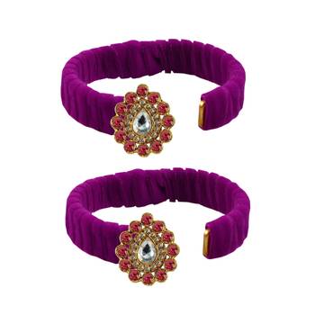 Rani Stone Brass Bangle 2