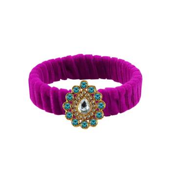 Rani Stone Brass Bangle 1