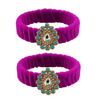 Rani Stone Brass Bangle 1