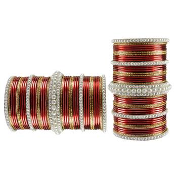 Multi Moti Brass Bangle 2
